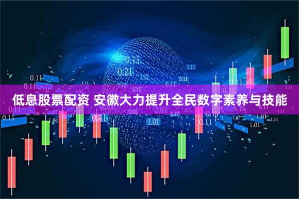 低息股票配资 安徽大力提升全民数字素养与技能
